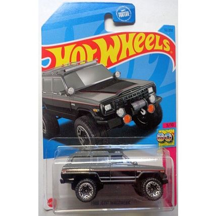 HOT WHEELS VHTF HW THE '80s 1988 JEEP WAGONEER 5/10 1:64 BLACK