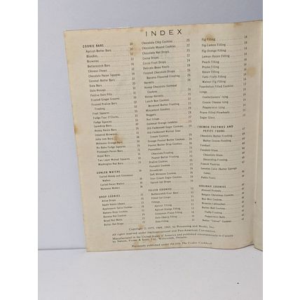 Culinary Arts Institute Kitchen Comanion Series 200 Cookies Cook Book