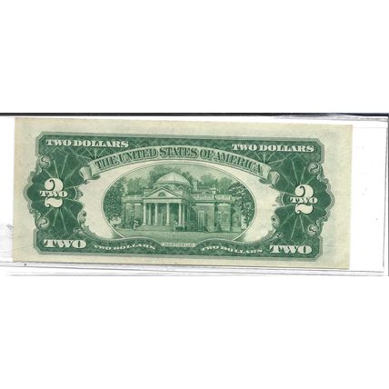 1953-A US Red seal $2.00 Bill UNC