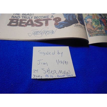 AUTOGRAPHED!! WHAT IF? # 37!! The THING & BEAST MUTATE! 1983! NM- $22.00 Shippe