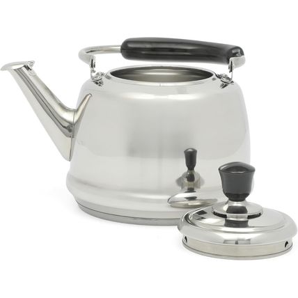 Martha Stewart Kingstree Large 2 Qt Heavy Gauge Whistling Tea Kettle - Stainless