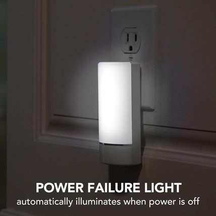 Sunbeam 3-Pack Emergency Power Failure Night Lights, 5-In-1, Multi-Color LED Lig
