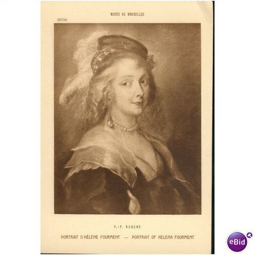 Belgium PC - P.P. Rubens - Portrait Of Helena Fourment