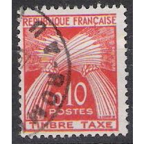 Po Mi 94: 10 c.orange-red Postage Due Stamp: Wheatsheaves.