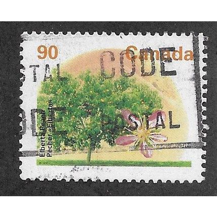 CAN 1991 90c 'ELBERTA PEACH' (P13) FINE USED (EBID71-474)