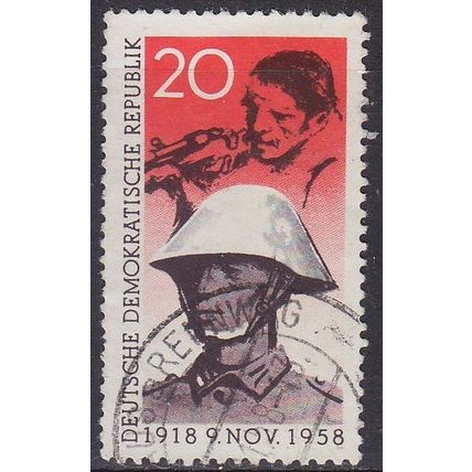 GERMANY DDR [1958] MiNr 0662 ( OO/used ) [01] Zahnfehler