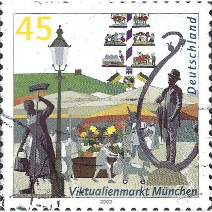 GERMANY, Viktualien Market Munich, white 2003, 0.45, #4