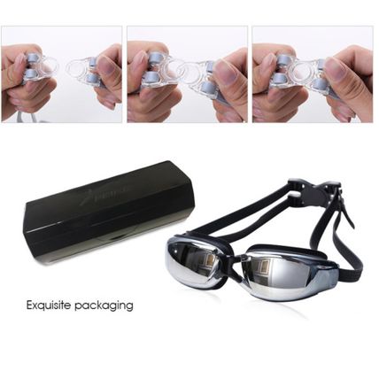 NEW men and women Adult Optical Swim Goggles Prescription Swimming Glasses