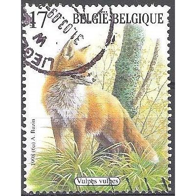 Belgique 1998 Michel 2800 O Cote (2008) 0.80 € Le renard roux Cachet rond