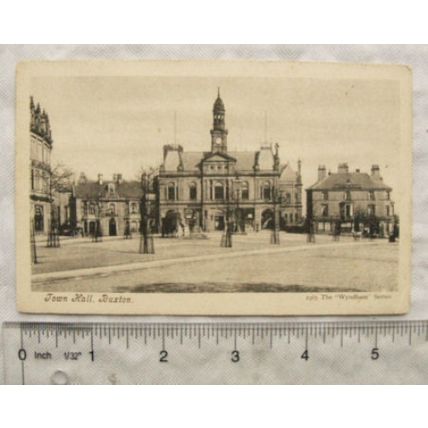 pre 1918 postcard Town Hall, Buxton