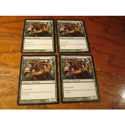 Magic The Gathering, MTG, 5-Cards, 1993-2009, ZENDIKAR FARGUIDE