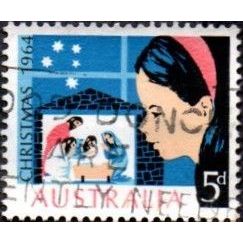 Australia 1964 5d Value. Christmas. Fine Used.