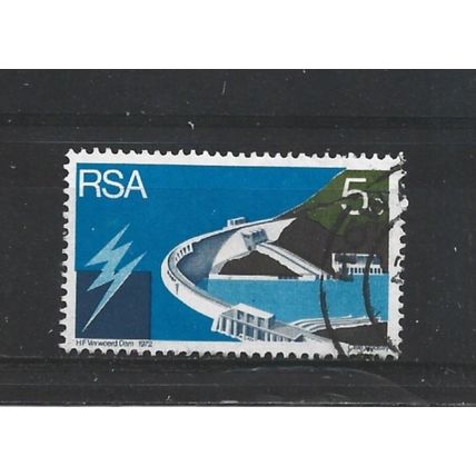 SouthAfrica.SG308 5c Aerial view of Dam.Fine Used.Aug25c