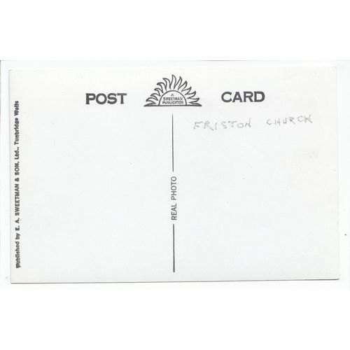 Friston Church East Sussex Postcard The Holiday Fellowship Crowlink Centre