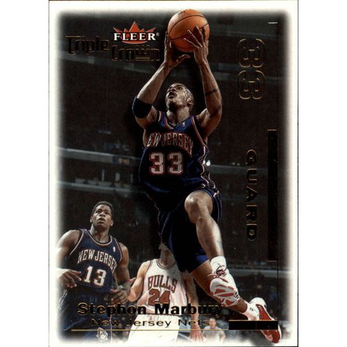 2000-01 Fleer Triple Crown Basketball Stephon Marbury