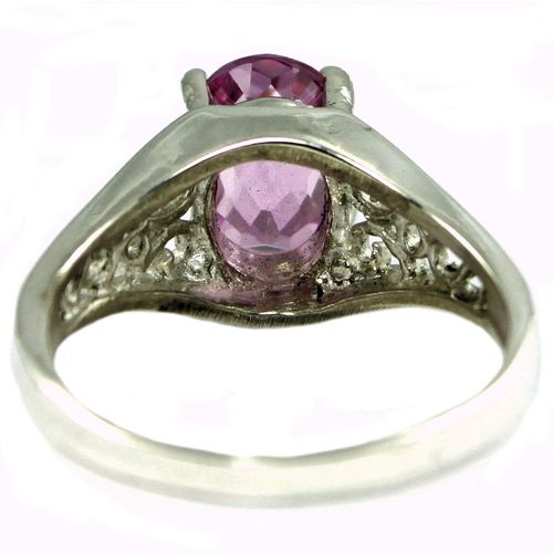 Pure Pink Topaz, 925 Sterling Silver Ring, SR305