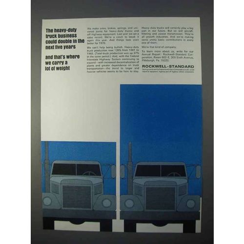 1966 Rockwell-Standard Ad - Heavy-Duty Truck