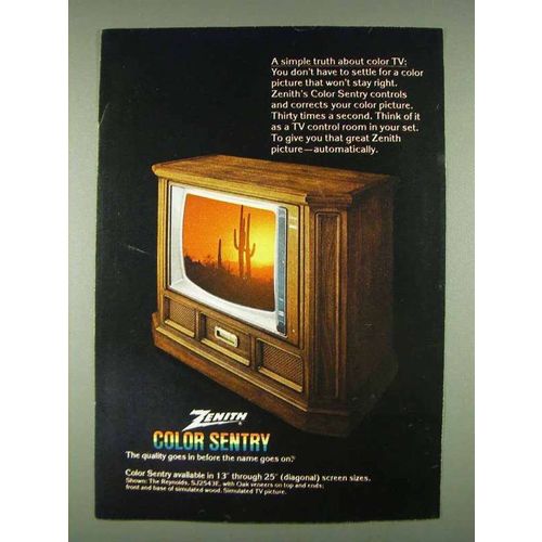 1978 Zenith Reynolds SJ2543E Television Ad