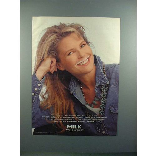 1995 Milk Ad w/ Christie Brinkley