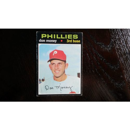 1971 Topps Card # 049 Don Money Good (2) Philadelphia Phillies
