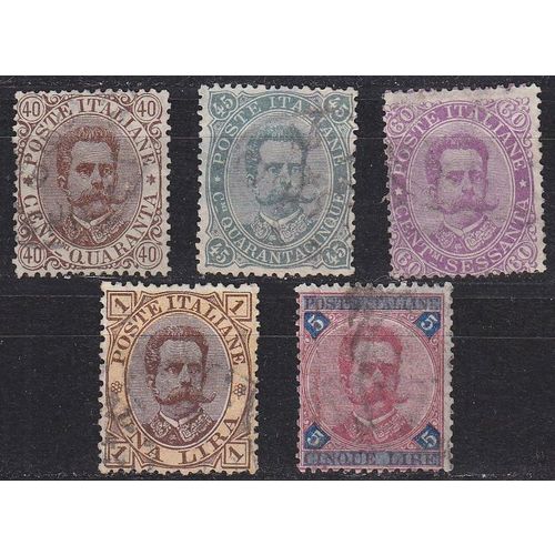 ITALIEN ITALY [1889] MiNr 0050-54 ( O/used ) [01]