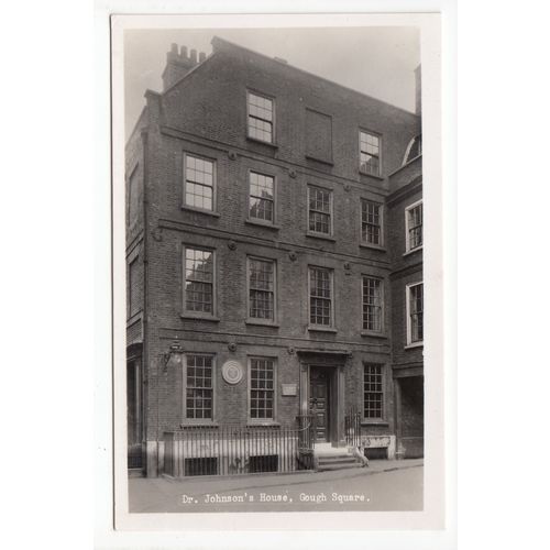 Dr Johnsons House Gough Square London RP Postcard
