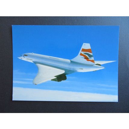 British Airways Concorde - Final Livery Postcard