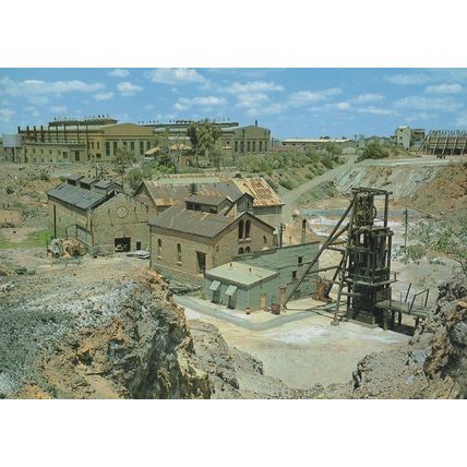 Kintore Mines Mine Mining Village Australia Postcard