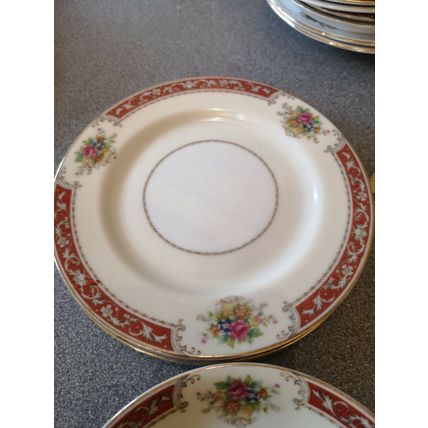 2 X Side/Tea Plate 1 Saucer made in occupied Japan