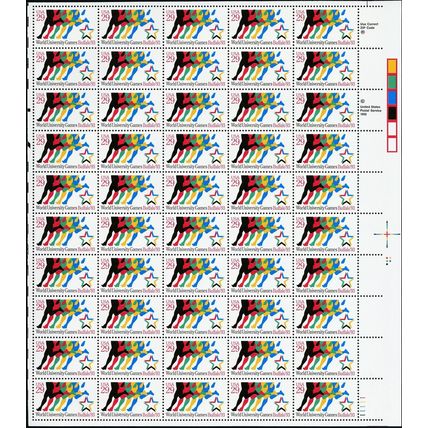 World University Games Sheet of Fifty 29 Cent Postage Stamps Scott 2748