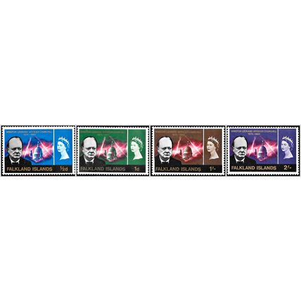 Falkland-Islands - QEII SG223-226, 1966 Churchill Set Mint hinged C4