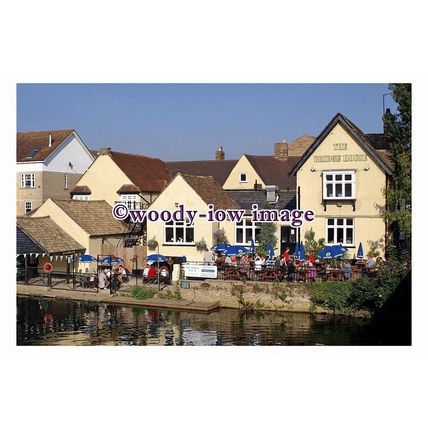 pu1243 - The Bridge House Pub , St Neots , Cambridgeshire - print 6x4