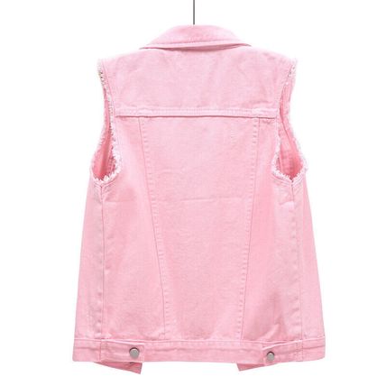 Coat Jacket Women's Denim Short Vest Waistcoat Autumn New Ladies Denim Vest