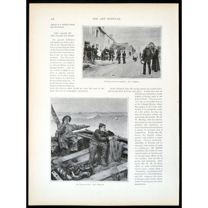 RETURN TO PORT 1893 Georges Jean-Marie Haquette UN ENTERREMENT Hagborg PAGE