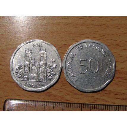 National Transport 50 Minster Token (e726 )