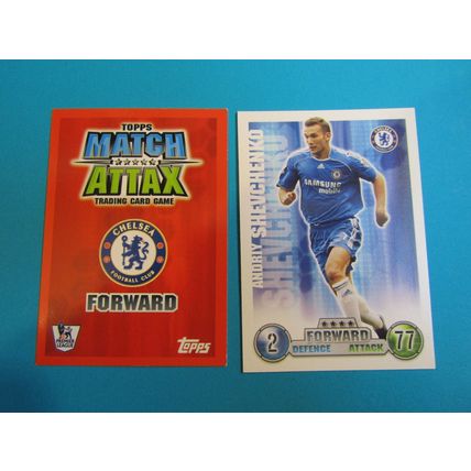Andriy Shevchenko - Chelsea Match Attax 2007/08 Football Card