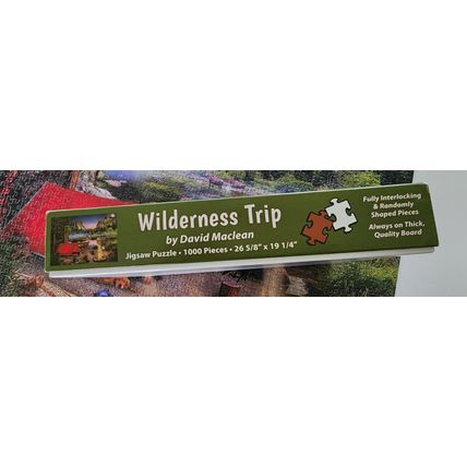 Vermont Christmas Co. 1000 Piece Jigsaw Puzzle Wilderness Trip by David Maclean
