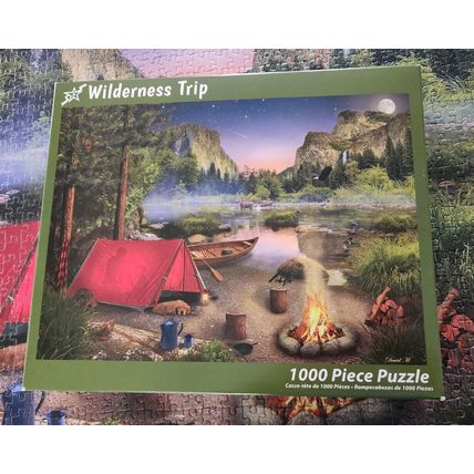 Vermont Christmas Co. 1000 Piece Jigsaw Puzzle Wilderness Trip by David Maclean