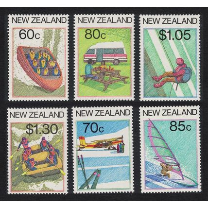 New Zealand Tourism 6v 1987 MNH SG#1411-1416