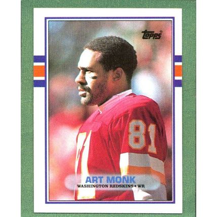 Art Monk #260 1989 Topps