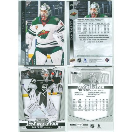 Cam Talbot 10x incl Silver Scripts, Ruby #'d, Blue