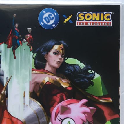 2025 DC Comics Sonic the Hedgehog Cover A & Ejikure Variant #2