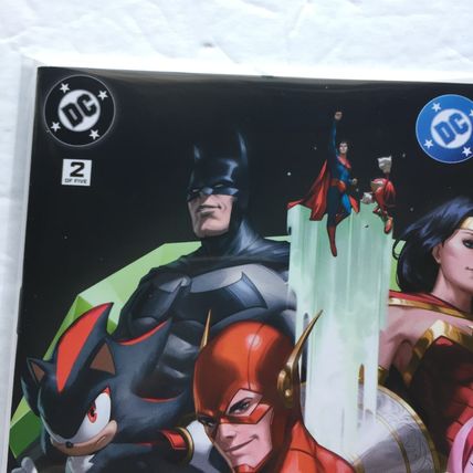 2025 DC Comics Sonic the Hedgehog Cover A & Ejikure Variant #2