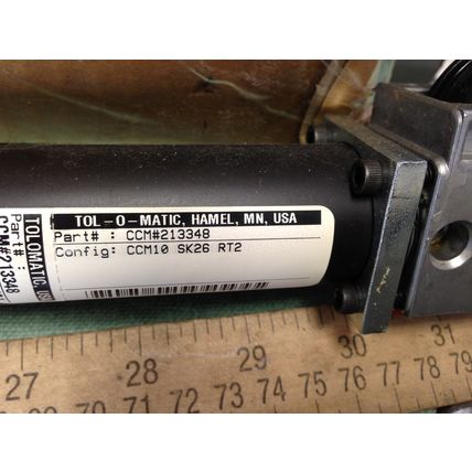 TOLOMATIC CCM # 213348 PNEUMATIC CABLE LINEAR ACTUATOR 670mm TRAVEL 1/8 NPT,EN