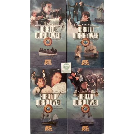 HORATIO HORNBLOWER 4 VHS VIDEOTAPE BOX SET stars IOAN GRUFFUDD