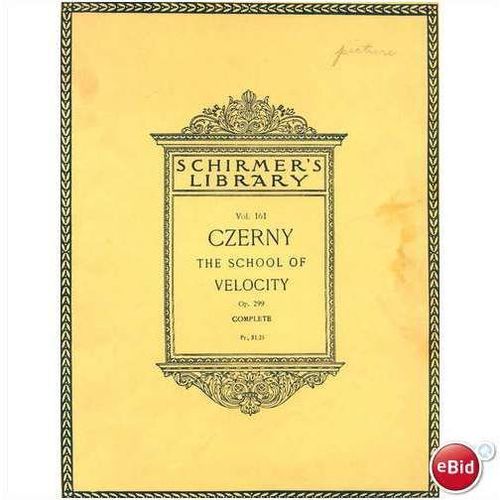 Schirmers Library Vol 161 Carl Czerny Opus 299 complete