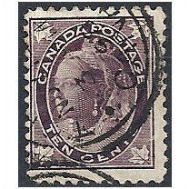 Canada 1898 SG149 10c Brownish-Purple Good+/Fine Used ..