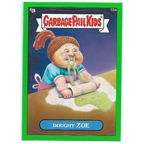 2012 Garbage Pail Kids Green - #15a - Doughy Zoe
