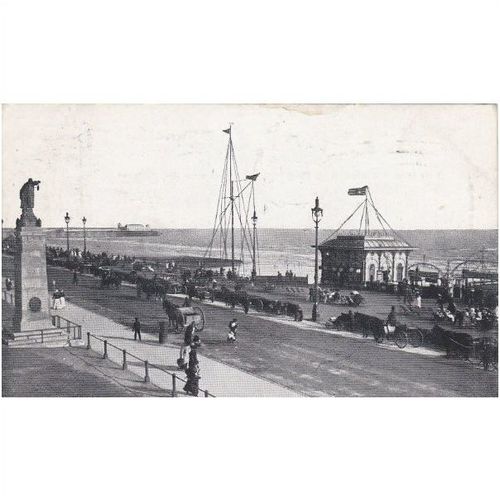 King's Road, Brighton Sussex Postcard (Sx6625)