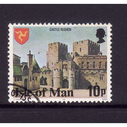 ISLE OF MAN 1978 SG117 10p CASTLE RUSHEN FINE USED